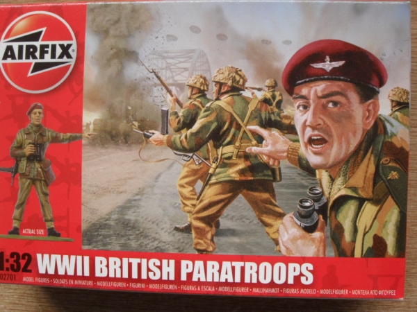 AIRFIX Military Model Kits 02701 WWII BRITISH PARATROOPS Model Figures